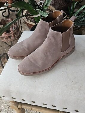 Steve Madden Men's Highline Chelsea Boots in Taupe Suede 10M